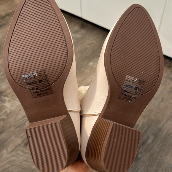 Pink Lily cream western boots, size 7.5 - Picture 5 of 7